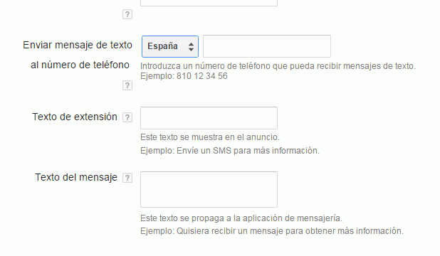 Datos de contacto