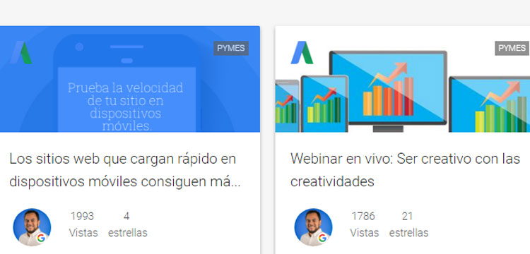 Cursos de la Comunidad de Google
