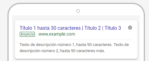 anuncio responsivo de busqueda